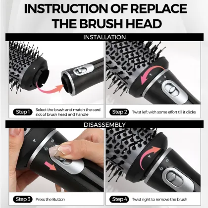 Hot Air Brush Hair Dryer: One Step Volumizing & Styling