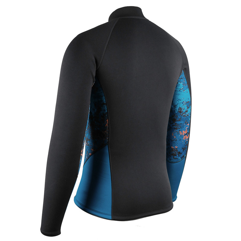 Φερμουάρ του θώρακα του θώρακα 2mm 3mm Νεοπρένιο wetsuits κορυφή