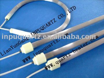 milky spiral quartz tube and quartz heating elements