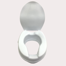 Plastic 4 Inch Raised Toilet Seat With Lid