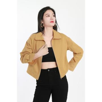 Casual Yellow Short Jacket