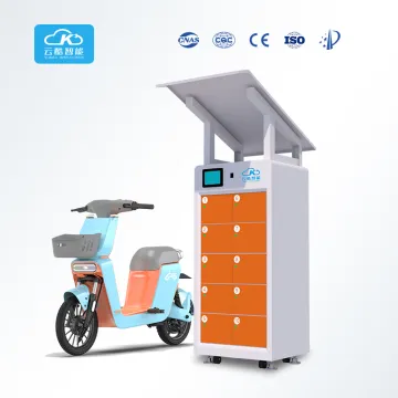 Rain-Sheltered 10 Slots Battery Swapping Cabinet