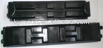 Clip on rubber track shoe, Bolt on rubber track shoe pads