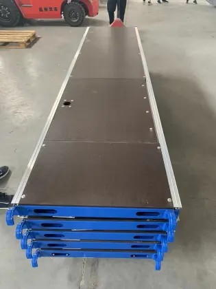 Layher Aluminium Plywood Scaffold Trap Door Plank Platform with Ladder