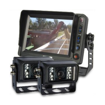 Reversing Camera System with 5-inch Digital Reversing Monitor and 500:1 Contrast Ratio