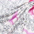 Jersey sencillo de viscosa y spandex con estampado ecológico