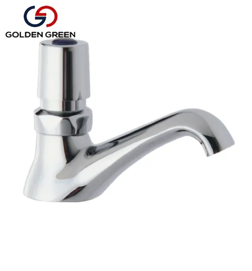 Brass Chrome Plated Push button Faucet Self-closing Faucet