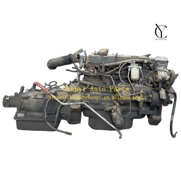 OM 366.V/1: Mercedes Benz Engine Assembly with Gearbox Drawing