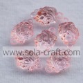 Perles en vrac de raisins acryliques clairs de trou de suspension de haute qualité 