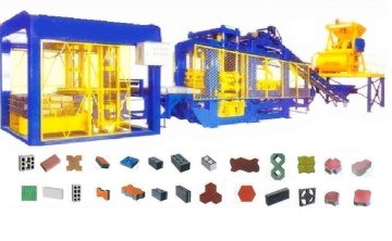 QTY6-15 automatic hydraulic machine to make concrete blocks