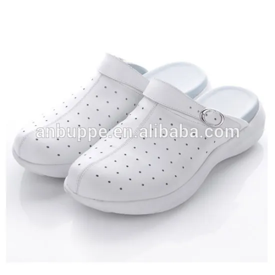light weight comfortable anti slip medical white work shoes