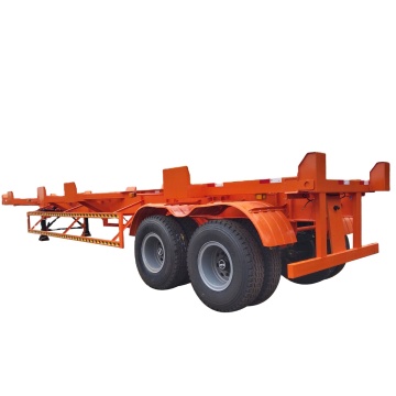 40 Fuß schwerer LKW -Skelettrahmen Halbanhänger zum Containertransport