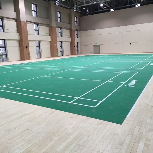 Indoor PVC badminton vloermat met BWF