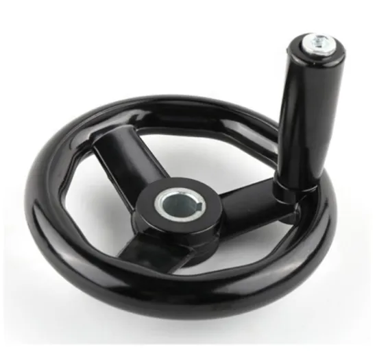 Zhong de provides high quality Cast Iron threaded hand wheel for cnc milling machine