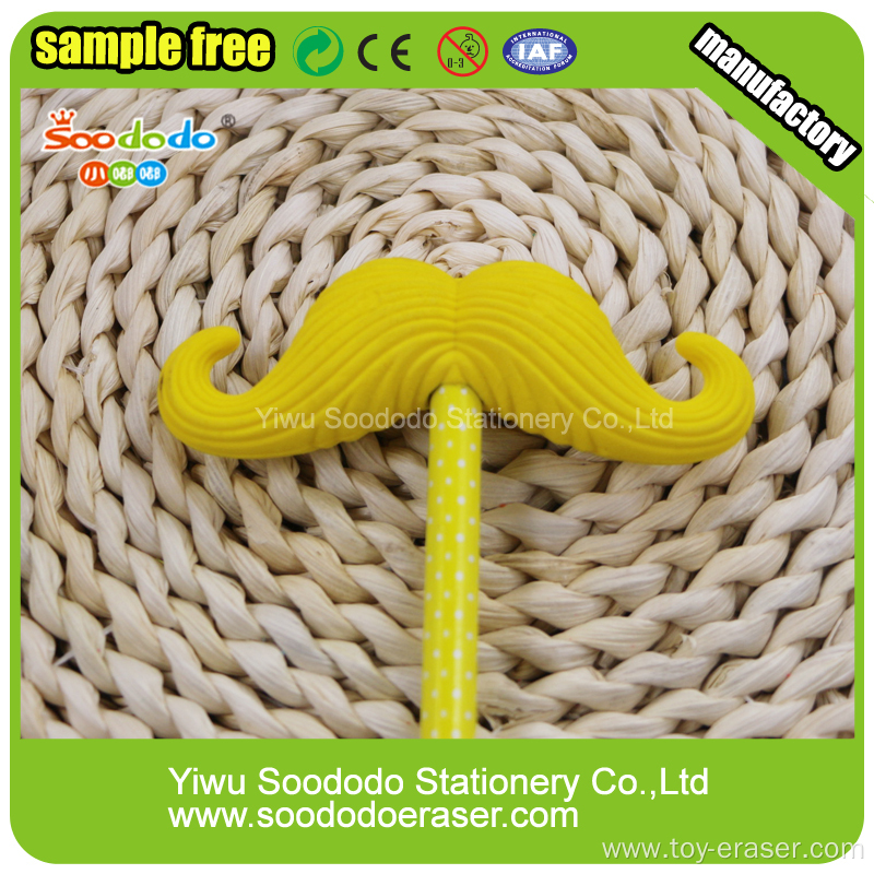 Beard Shaped Eraser,cute promotion gift eraser product