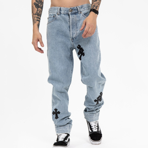 Melhor Jeans Mens Denim 2021 Fábrica Customizado por Atacado