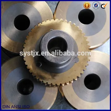 Two cross shaft power transmission parts worm gear