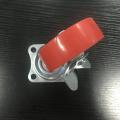 3 Inch Plate Swivel PVC Material with brake Small Caster