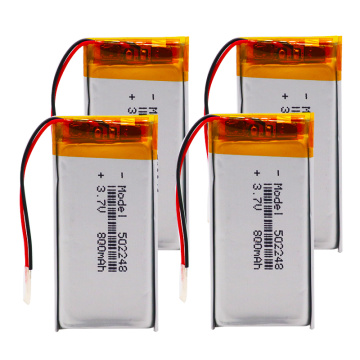 3.7v 500mah 800mah 502248 Lithium Polymer Battery