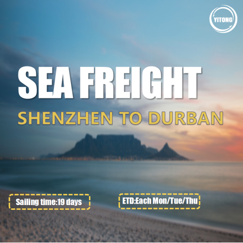 Sea Freight From Shenzhen To Durban South Africa