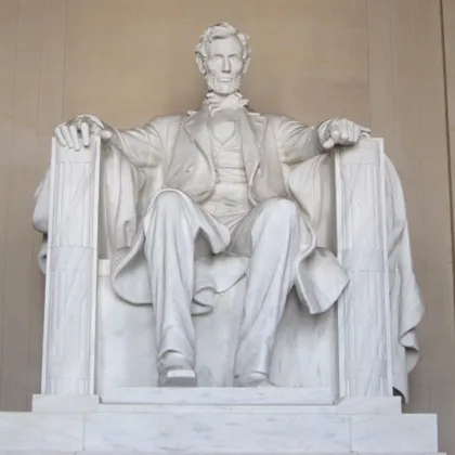 hot sale Abraham Lincoln marble Statue