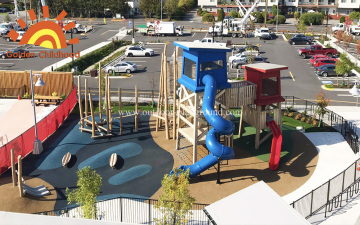 Outdoor Playground Tower For Kids With Slide
