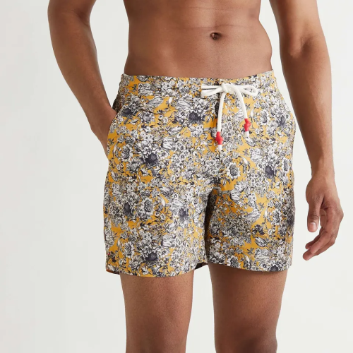 Custom Mens Swim Trunks Custom Designer Swimwear Shorts Beachwear Pinggang Tinggi Floral Printed Beach Shorts for Sygs