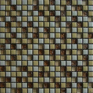 Classical Style Glass Mosaic Mix Stone FLY-005