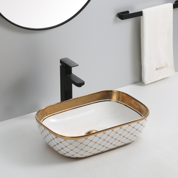 Modern Bathroom Wash Basin: Luxury Ceramic Sink Design for Countertop