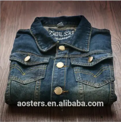 OEM wholesale men denim casual jeans jackets