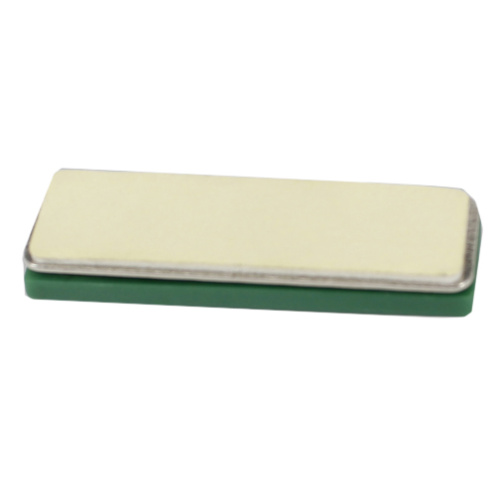 Green Neodymium Magnetic Name Tag