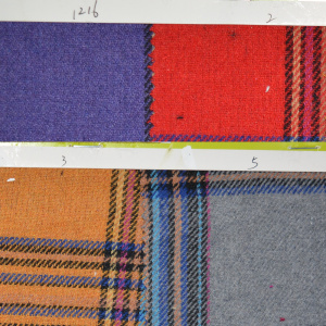 Colorful Grid dyed fabric