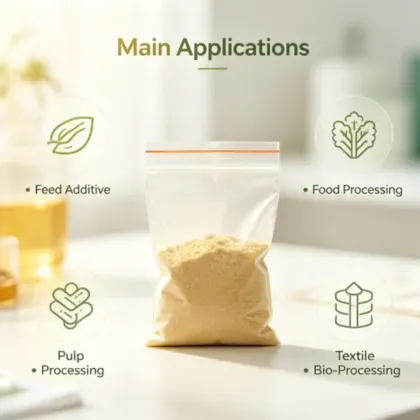 Vegetable Fruit Enzyme Cellulase Powder