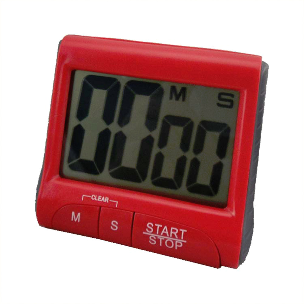 Worldwide Large LCD Digital Kitchen Timer Count-Down Up Clock Loud Alarm Magnetic Reminder