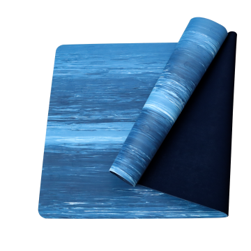 Customized Camouflage Anti-Skid 1mm Rubber Yoga Mat - Blue Fitness Non-Slip Mat