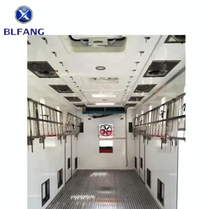 CHINA ISO TUV chicken trailer poultry chick truck