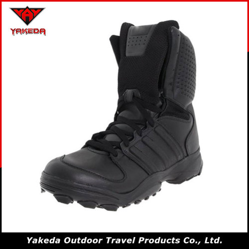 Wholesale military performance training combat boots comfortable duty boots high gloss waterproof police swat tactical boots
