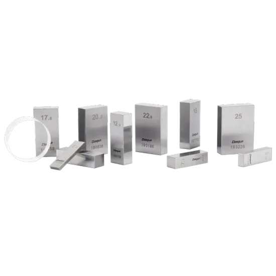 Dasqua Stainless Steel Grade 0 Grade 1 Calibration Caliper Gauge Block Set