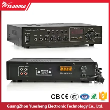 2016 Popular Multi-media home use karaoke all in one power amplifier