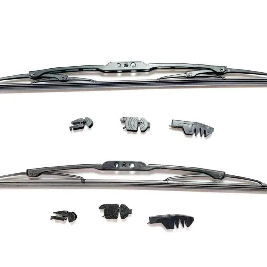 Auto Car Wiper Blades Manufacturer U Hook Metal Steel Wipers With Frame