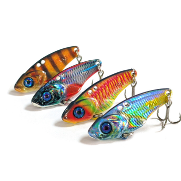 OEM 5g-20g Long Casting 3D Print Vibration Fishing Lures with Hooks