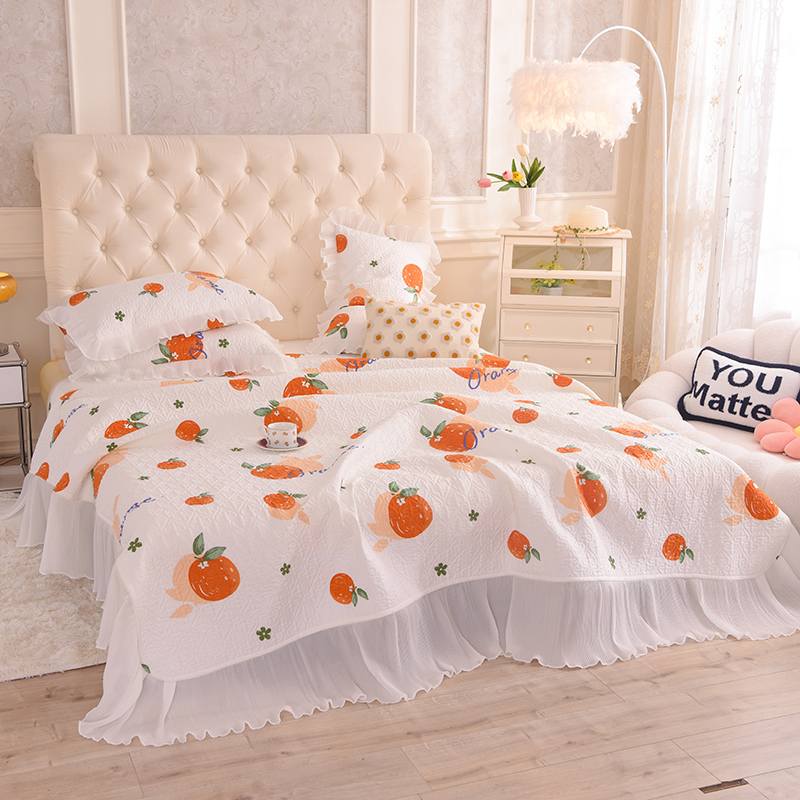 100% set katil selimut bedspread selimut bedspread