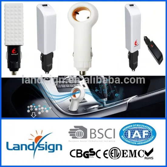 EP503 Cixi Landsign Creative Air Cleaning portable electric auto car air purifier in Air Purifiers