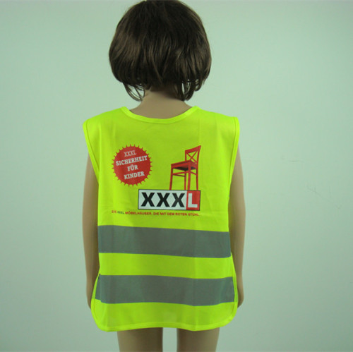 Logo kids protective vest for safety