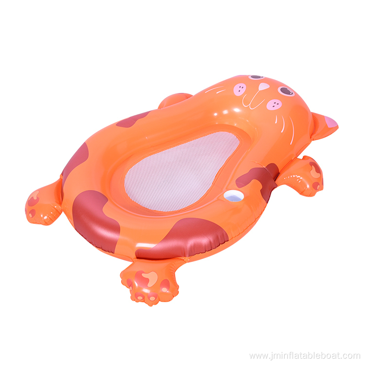 Wholesale High Quality inflatable Swimming cat mesh floats