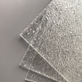 Orange Peel Textured Acrylic Plate Striped acrylic sheet with crushed ice texture Manufactory