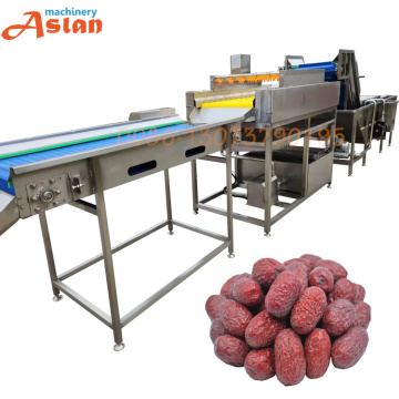 High Pressure Spraying Cleaning Machine for Jujube Palm Dates