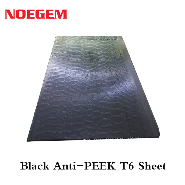 Μαύρο αντι-στατικό πλαστικό φύλλο PEEK