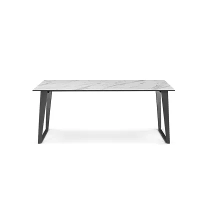 Restaurant Kitchen Dining Room Table Rectangle Marble Table