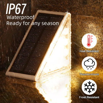 Waterproof Anti-Theft Solar Step Light for Home Stairs and Hallways
